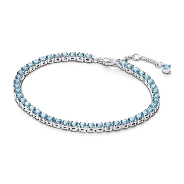 신세계인터넷면세점-판도라-bracelet-스파클링 라이트 블루 테니스 브레이슬릿