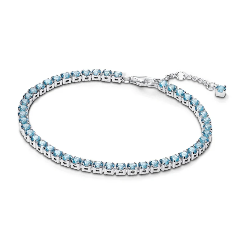 신세계인터넷면세점-판도라-bracelet-스파클링 라이트 블루 테니스 브레이슬릿