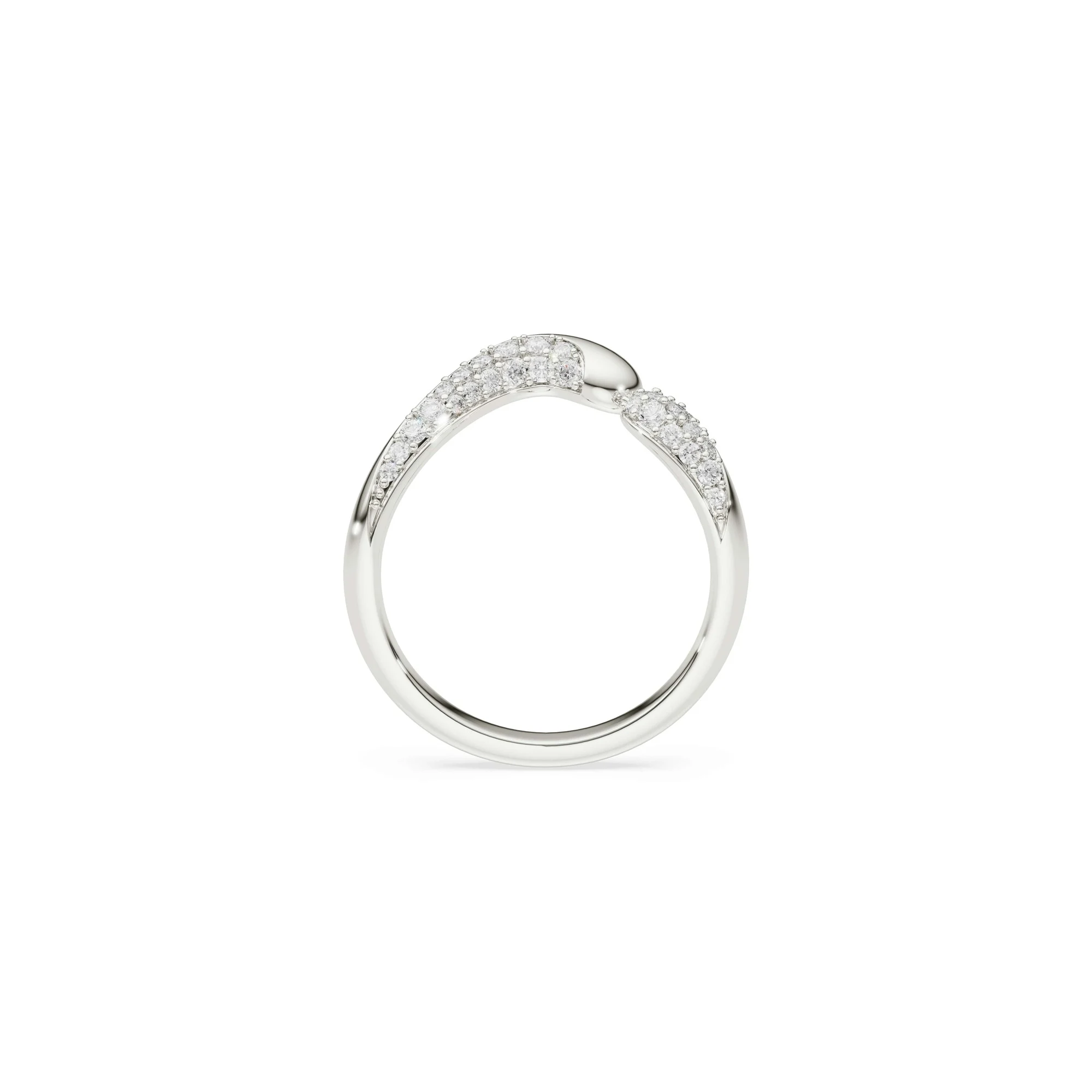 신세계인터넷면세점-스와로브스키-ring-Classica 오픈 링, 라운드 컷, 화이트, 스털링 실버