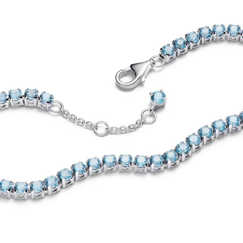 신세계인터넷면세점-판도라-bracelet-스파클링 라이트 블루 테니스 브레이슬릿