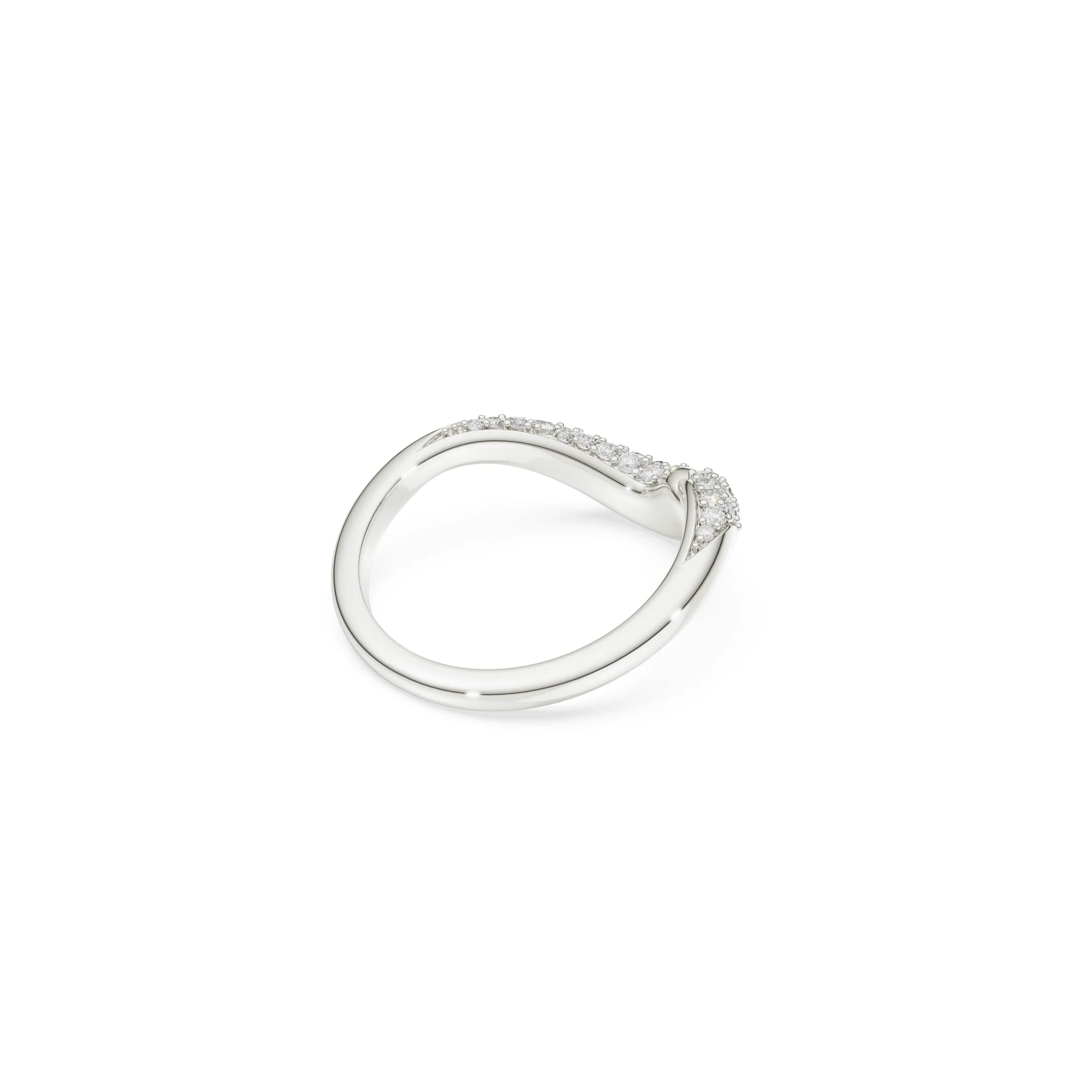 신세계인터넷면세점-스와로브스키-ring-Classica 오픈 링, 라운드 컷, 화이트, 스털링 실버