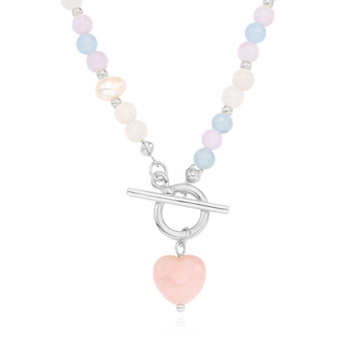 신세계인터넷면세점-앵브록스-necklace-orbit beads heart necklace