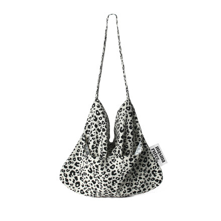 Rabbit eco bag_Grand leopard Ivory