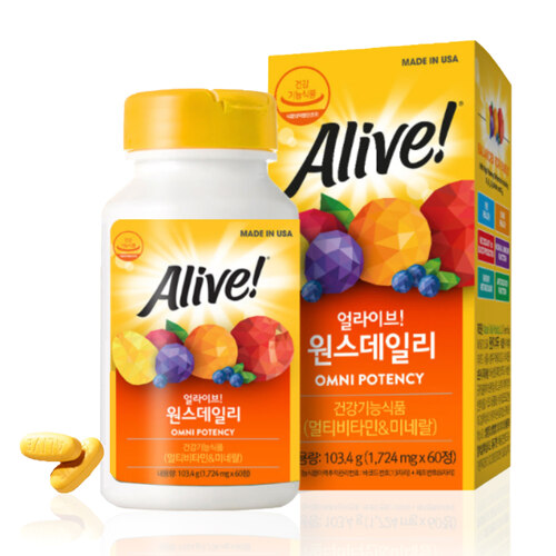 신세계인터넷면세점-얼라이브-Vitamin-(ALIVE)원스데일리 멀티비타민 60정