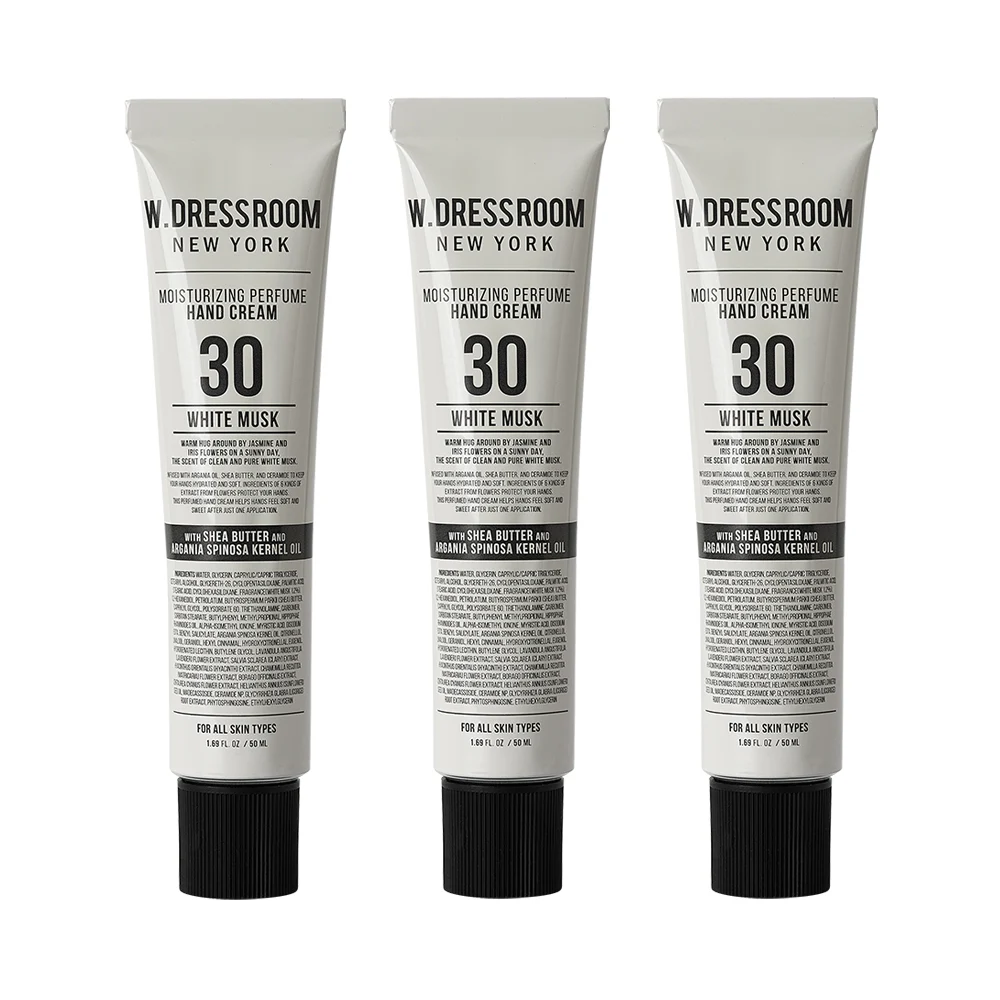 신세계인터넷면세점-더블유드레스룸-Handcare-핸드크림 #30 화이트머스크 50ml 3set