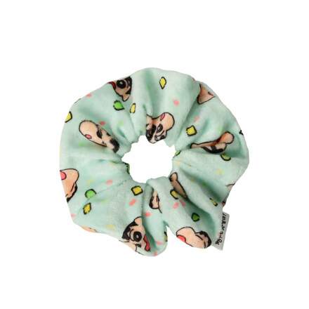 Jjangu Mint Pattern Scrunchie (图案发圈)
