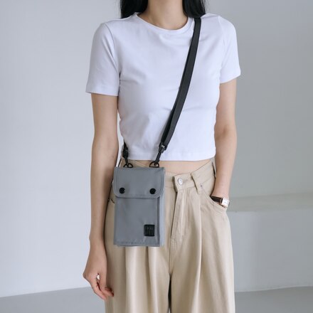 RFID Blocking Anti-skimming Passport Bag Gray - 护照包