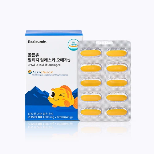 골든츄 알티지 알래스카 오메가3 (60캡슐, 1box)