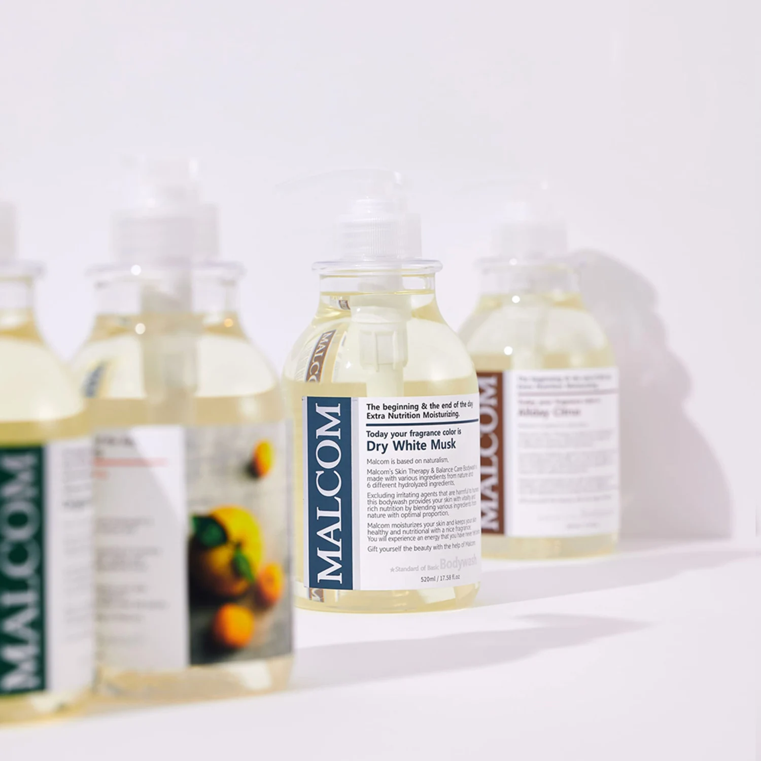 신세계인터넷면세점-말콤-Shower-Bath-약산성 알러지프리 바디워시 오리지널 리얼모링가520ml