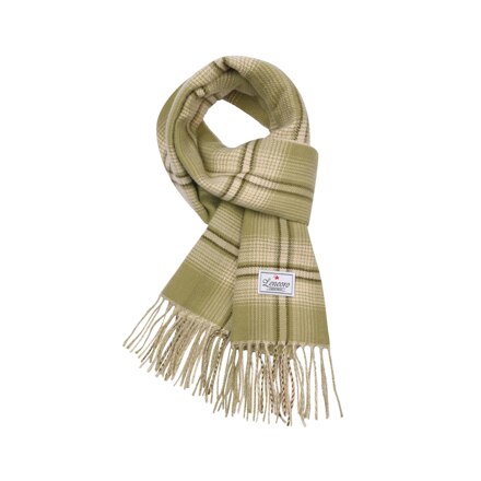 Muted Check Scarf (Green)