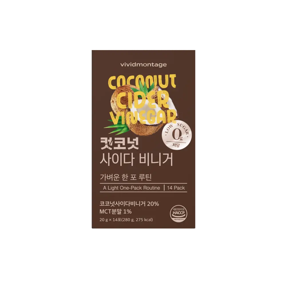 신세계인터넷면세점-비비드몽타주-컷코넛 사이다 비니거(20g x 14포)