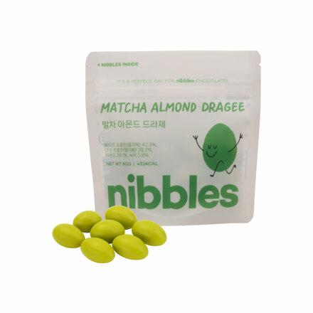 Nibbles 抹茶杏仁拖拉巧克力
