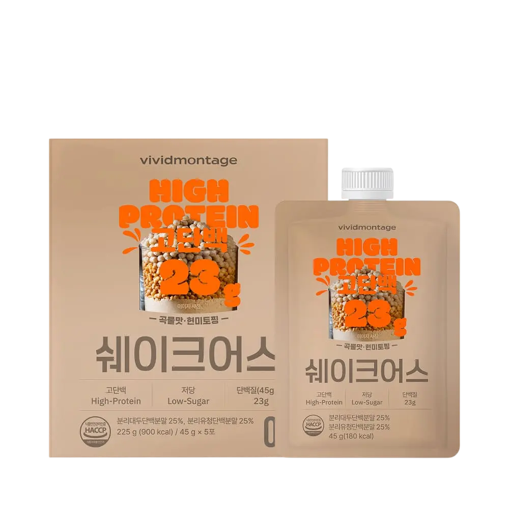 신세계인터넷면세점-비비드몽타주-쉐이크어스(45 g x 5 포)