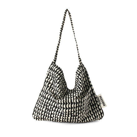 Rabbit eco bag_Mono ripple