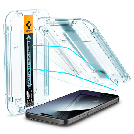 iPhone 15 Pro GLAStR EZ Fit Tempered Glass Screen Protector (2 PCS)