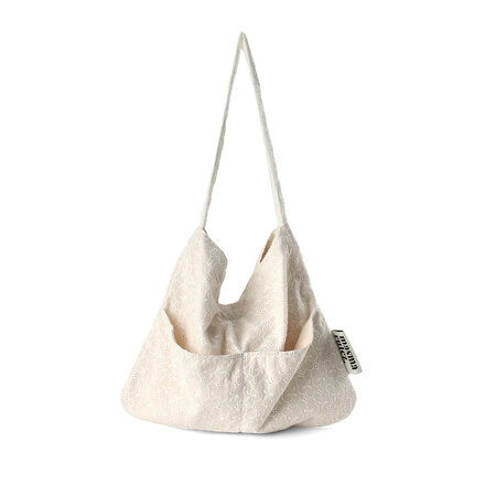 Rabbit eco bag_Lace flower