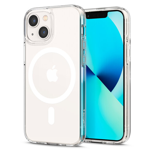 韩际新世界网上免税店-SPIGEN--iPhone 13 Mini Mac Safe Transparent Case Ultra Hybrid Mac (White)