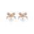신세계인터넷면세점-쥬디앤폴-earring-#로즈골드/다이애나 러블리 리본 앤 진주 드롭 귀걸이