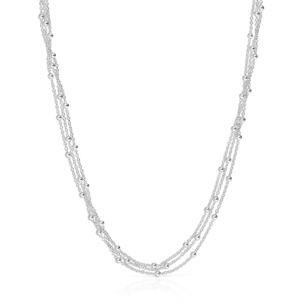 신세계인터넷면세점-토스-necklace-TOUS Short Silver Triple Necklace