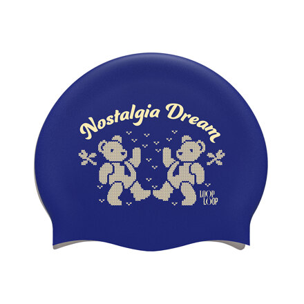 Winter Bear Silicone Swim Cap Navy (游泳帽)