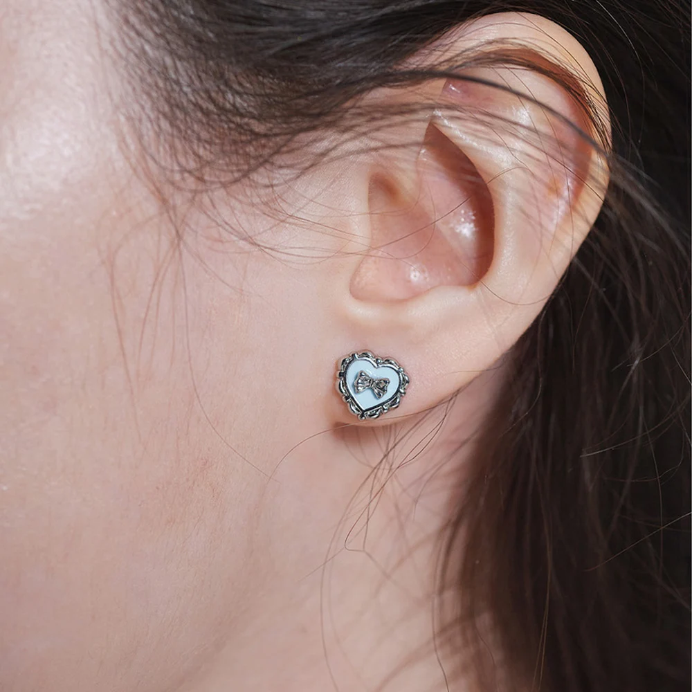 신세계인터넷면세점-누누핑거스-earring-니트 블루 이어링 (귀걸이)