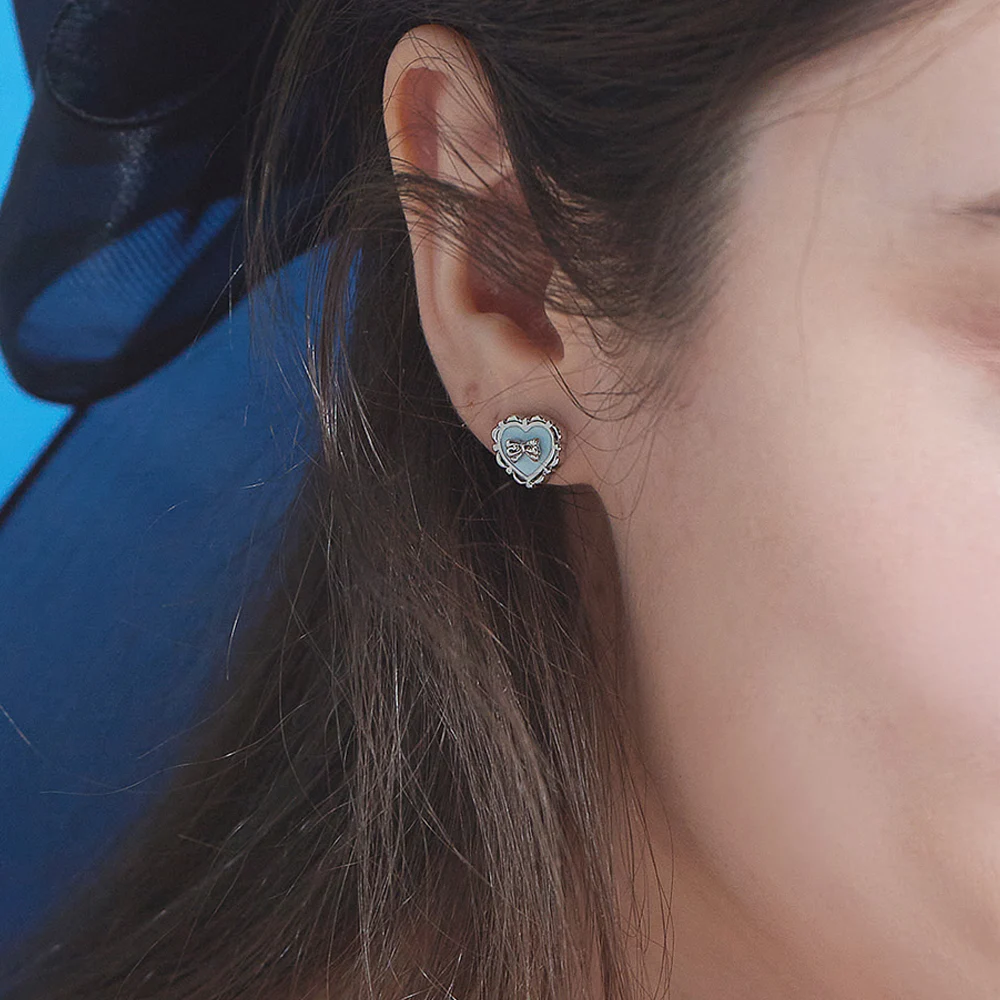신세계인터넷면세점-누누핑거스-earring-니트 블루 이어링 (귀걸이)
