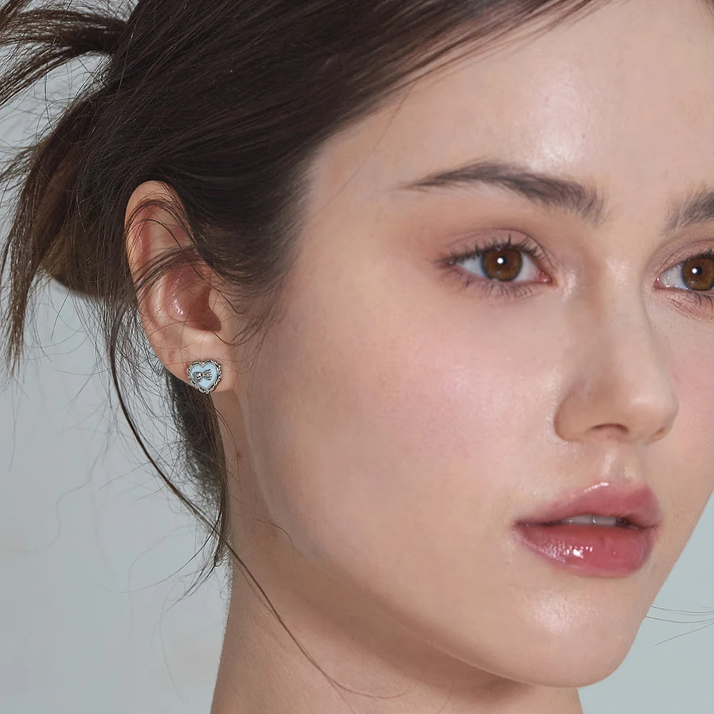 신세계인터넷면세점-누누핑거스-earring-니트 블루 이어링 (귀걸이)