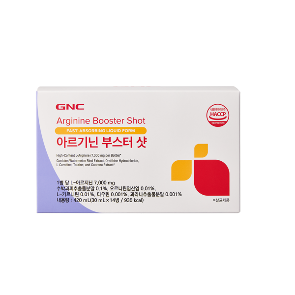 신세계인터넷면세점-지엔씨(토산)-GNC 아르기닌 부스터 샷 (14병,14일분)
