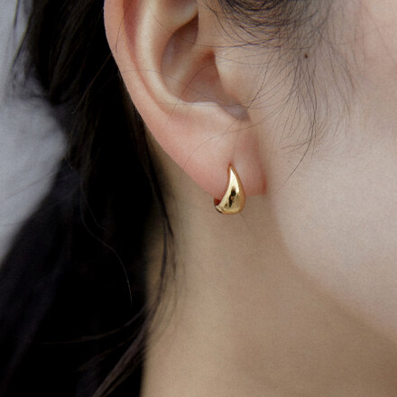 Plat earring_gold