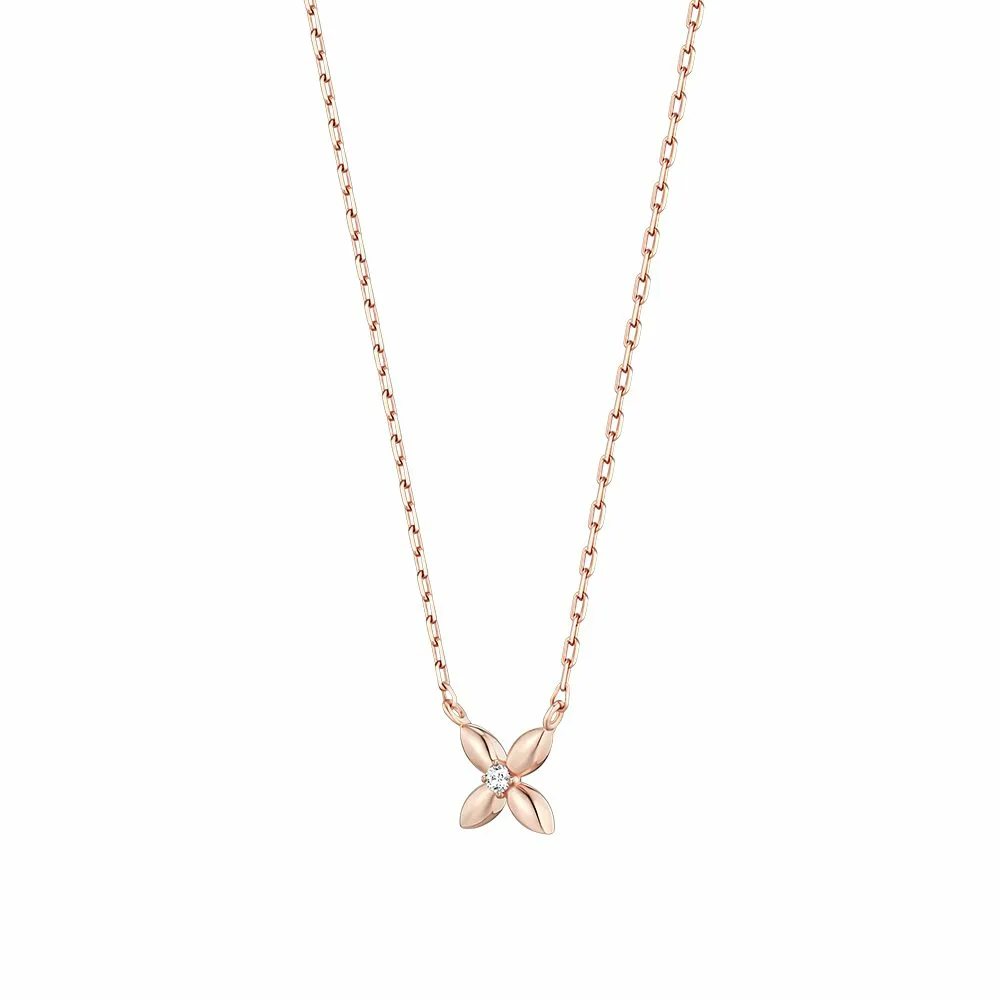 신세계인터넷면세점-제이에스티나-necklace-BREEZE 10K 로즈골드 랩그로운 다이아몬드 목걸이 JJBRNL6B2268R0420