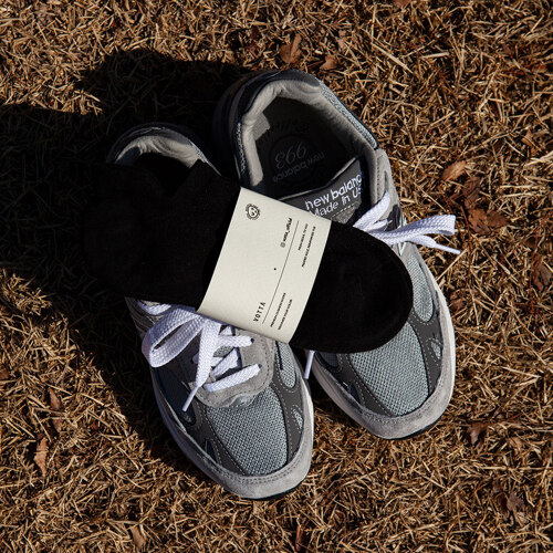 韩际新世界网上免税店-VOTTA-时尚配饰-Cushion Sneakers, 2 pairs - Black [size L]