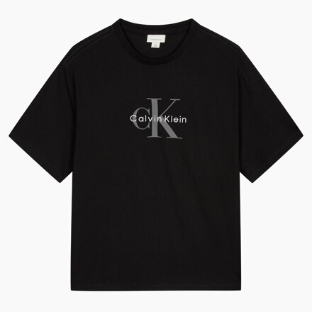 Men's Regular Fit Hero Monogram Logo Short Sleeve T-shirt - BLACK