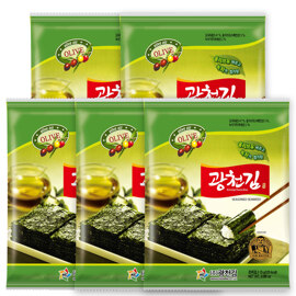 광천김 올리브전장(25g×5봉)