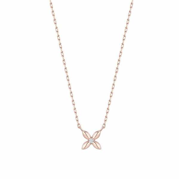 신세계인터넷면세점-제이에스티나-necklace-BREEZE 10K 로즈골드 랩그로운 다이아몬드 목걸이 JJBRNL6B2268R0420