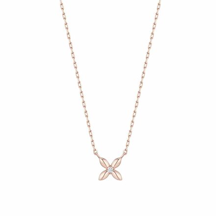 BREEZE 10K 로즈골드 랩그로운 다이아몬드 목걸이 JJBRNL6B2268R0420