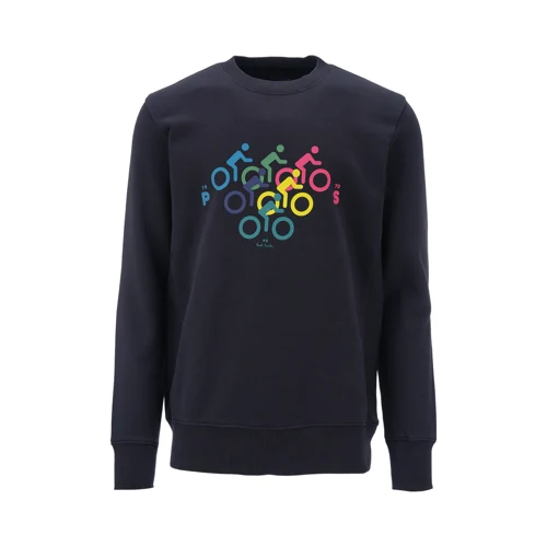 MENS SWEATSHIRT MULTI BIKE 네이비