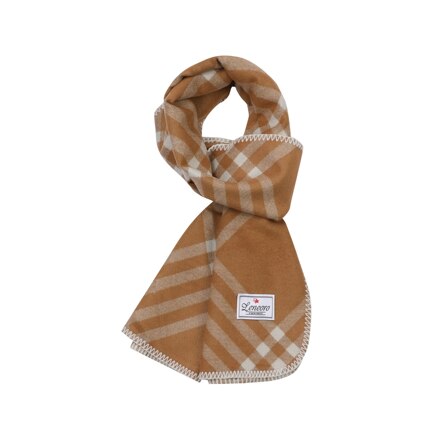 Tilt Check Scarf (Beige)
