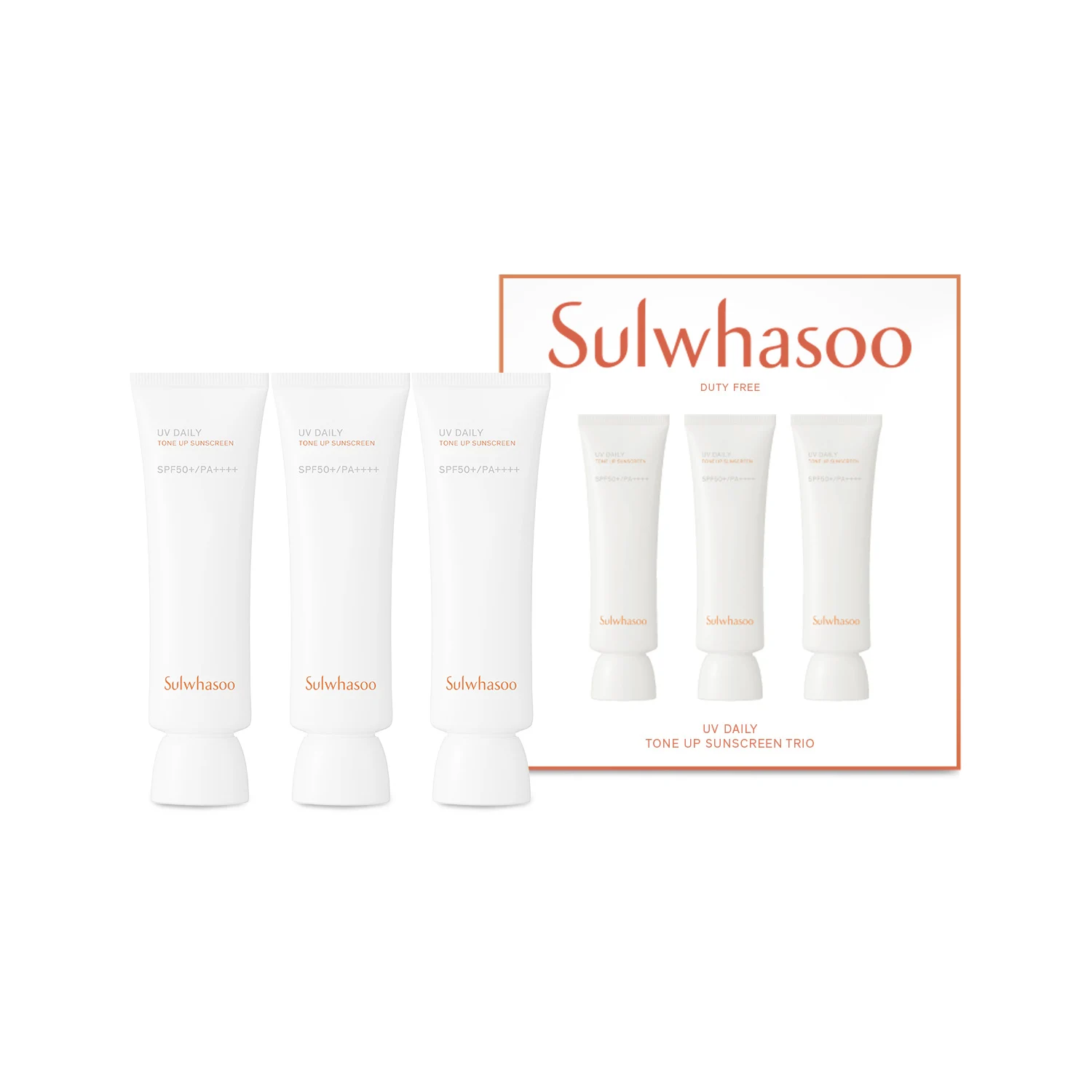신세계인터넷면세점-설화수-Suncare-상백톤업선크림 50ML 트리오
