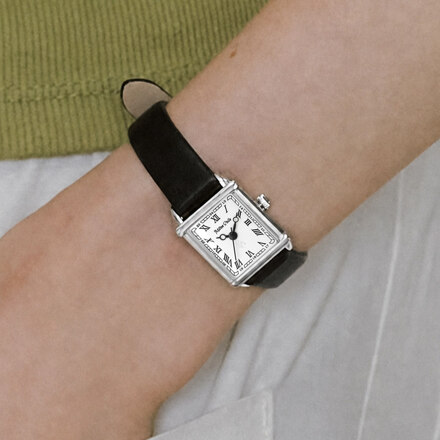 Square Leather Watch MS-155S