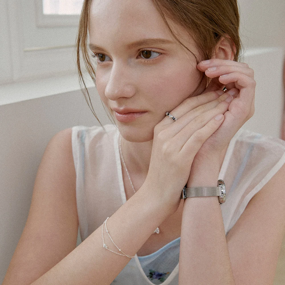 신세계인터넷면세점-세인트스코트-bracelet-Mini Heart Layered Bracelet