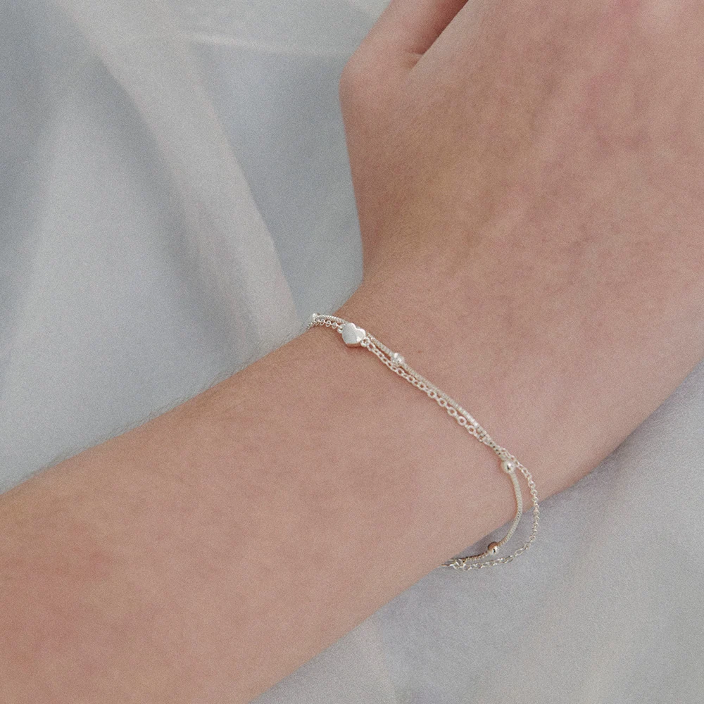 신세계인터넷면세점-세인트스코트-bracelet-Mini Heart Layered Bracelet