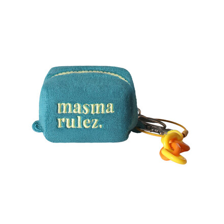 CANDY POP POOP BAG MINI POUCH_TEAL GREEN