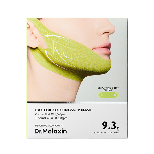 Cactox Cooling V-Up Mask 4 pcs