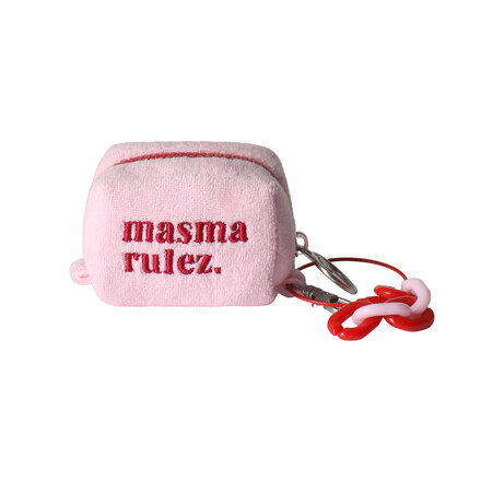 CANDY POP POOP BAG MINI POUCH_PINK & RED
