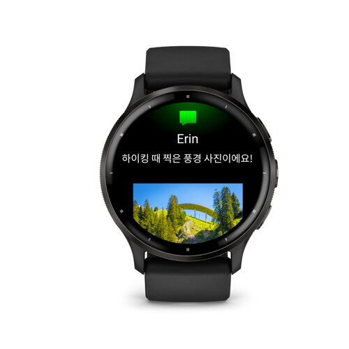 韩际新世界网上免税店-GARMIN-SMARTWATCH-Venu 3, 45mm, Black (支持韩语)