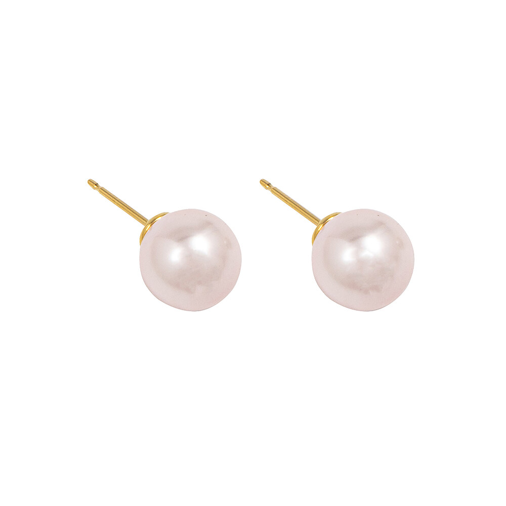 Deux.k.09 / haute pearl earring (8mm)(pink)