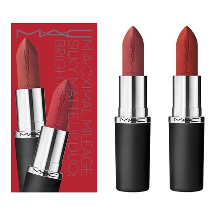 맥시멀 마일리지 실키 매트 립 듀오 MACXIMAL MILEAGE SILKY MATTE LIP DUO #BRIGHTS 7G