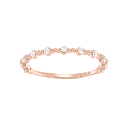 J.Fenella 14K 로즈골드 반지 12호 JJJTRQ2BS031R4120