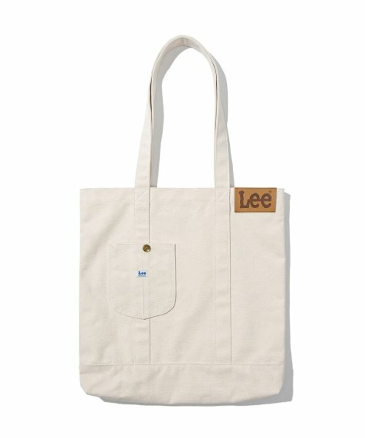韩际新世界网上免税店-LEE-休闲箱包-LE2201BG02IV00F [LE] Vintage Logo Roco Pocket Eco Bag_Ivory