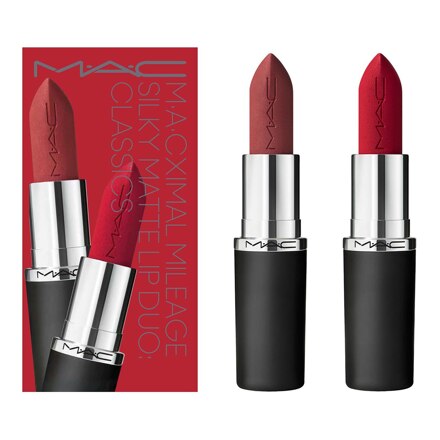 맥시멀 마일리지 실키 매트 립 듀오 MACXIMAL MILEAGE SILKY MATTE LIP DUO #CLASSICS 7G